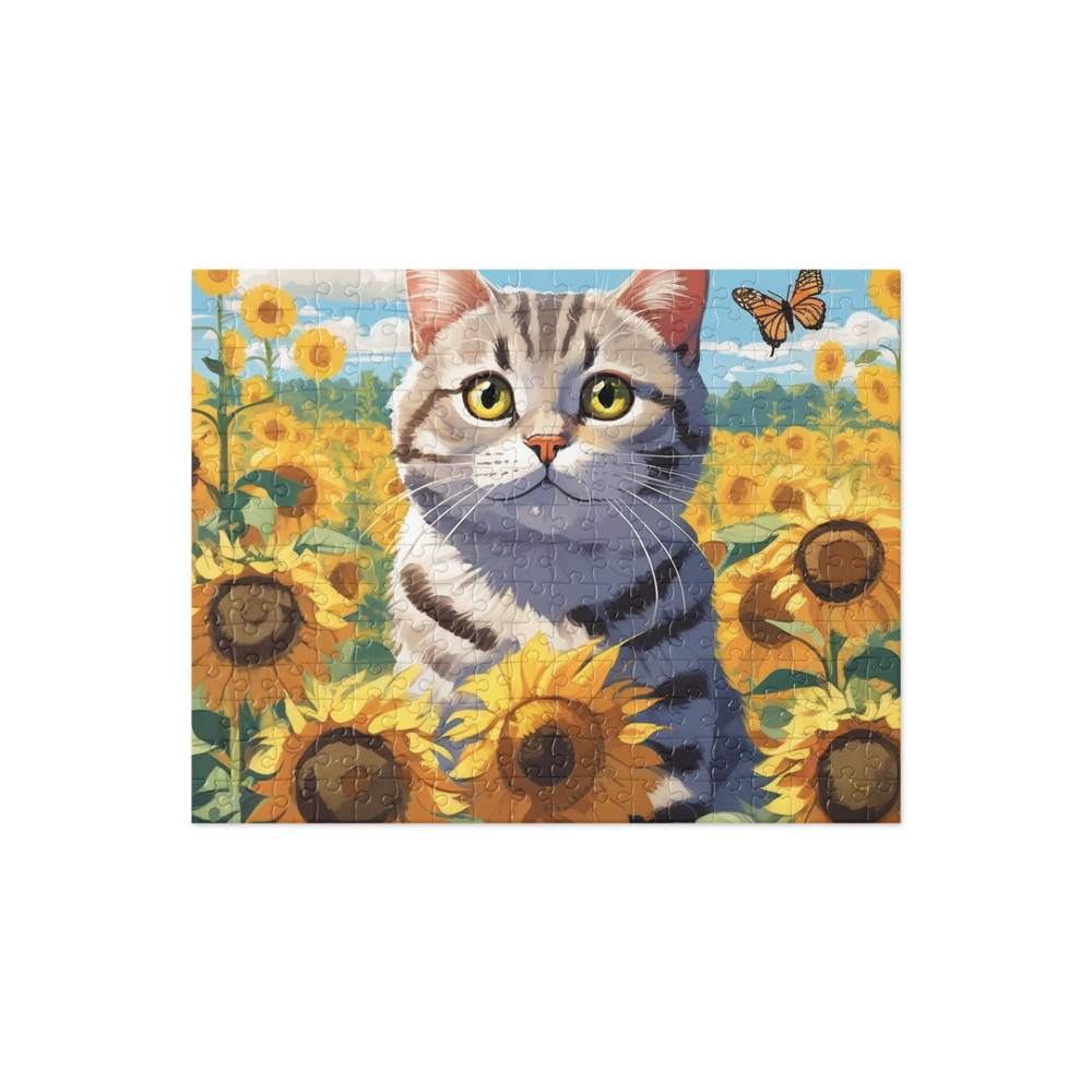 PugMug Custom Tabby British Shorthair Cat Jigsaw Puzzle