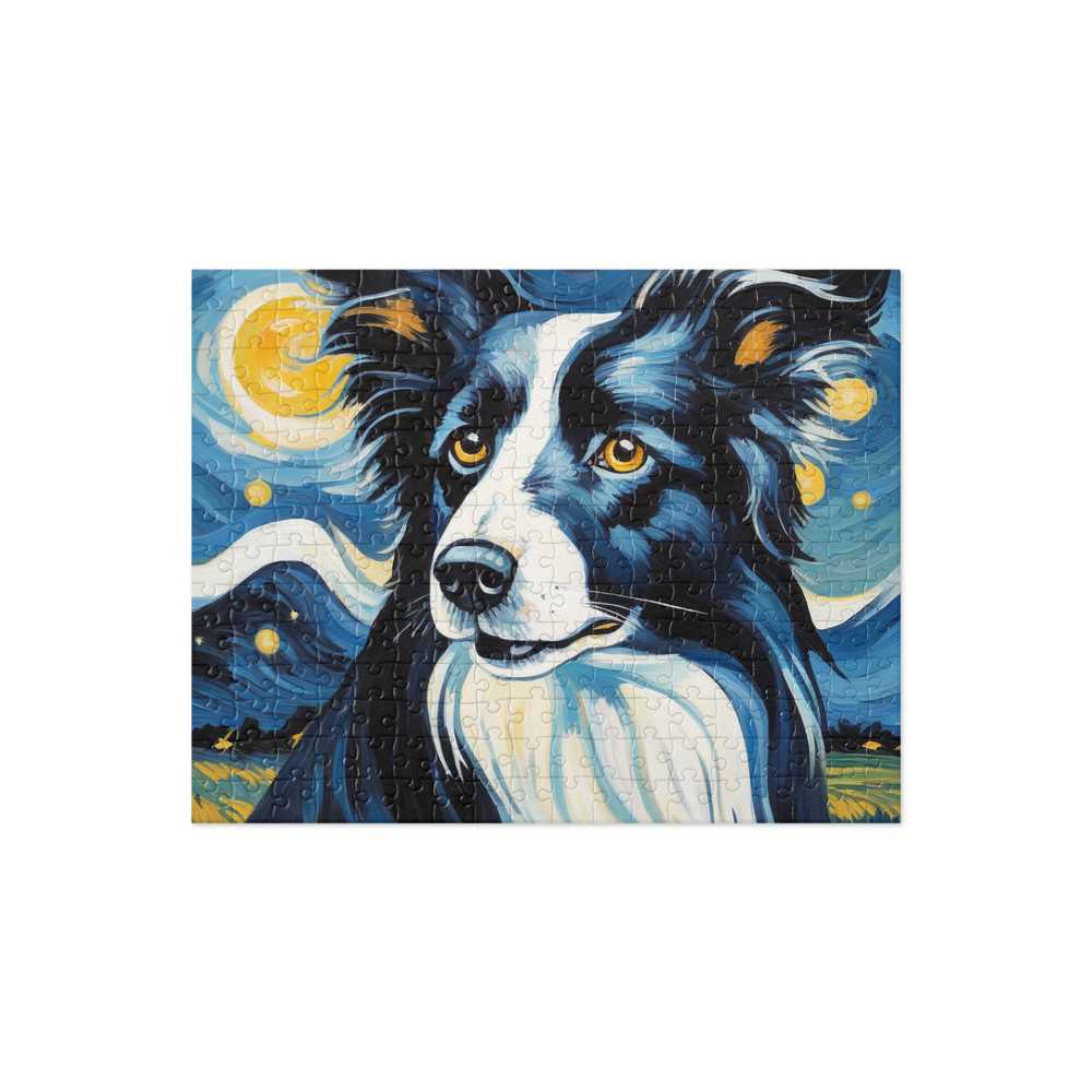 PugMug Custom Border Collie Jigsaw Puzzle