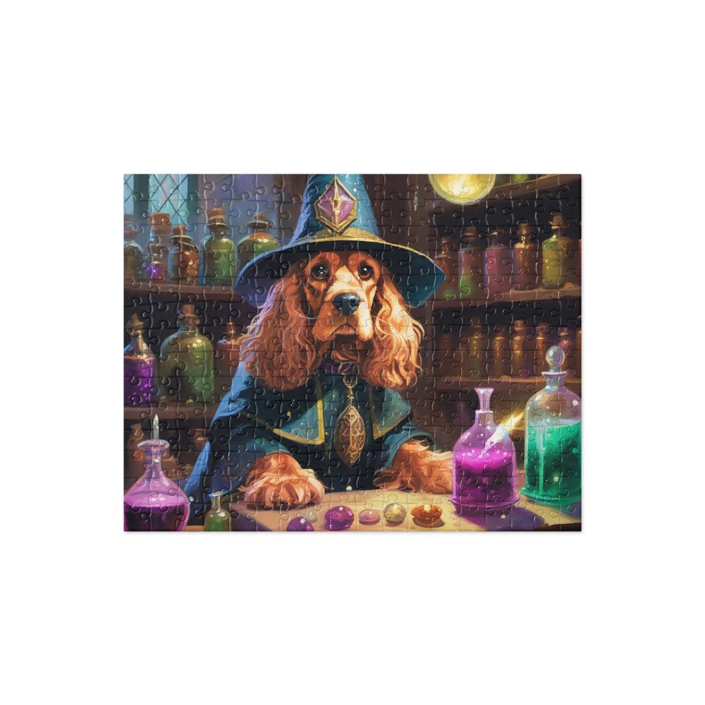 PugMug Custom Cocker Spaniel Jigsaw Puzzle