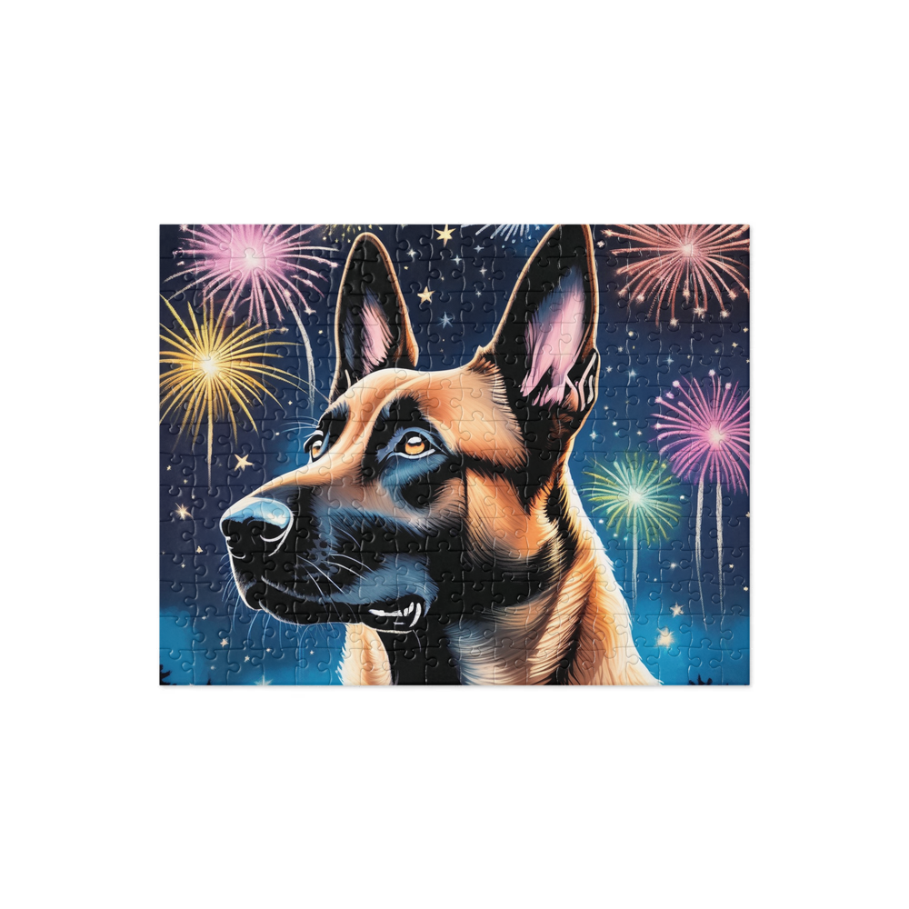 PugMug Custom Belgian Malinois Jigsaw Puzzle