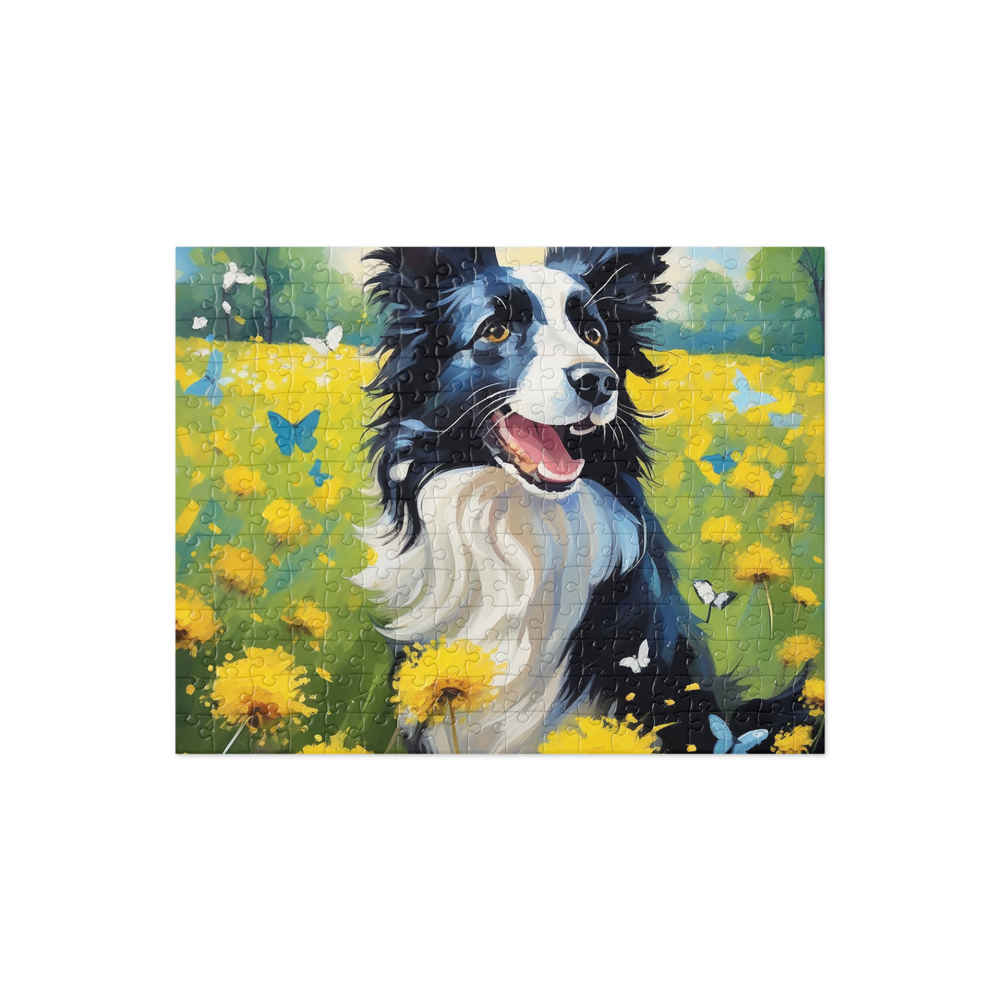 PugMug Custom Border Collie Jigsaw Puzzle
