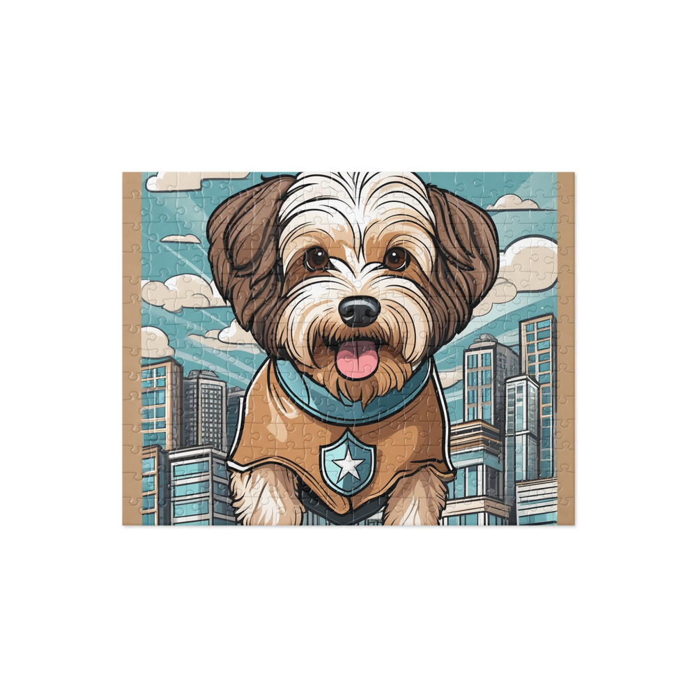PugMug Custom Tan Havanese Dog Jigsaw Puzzle