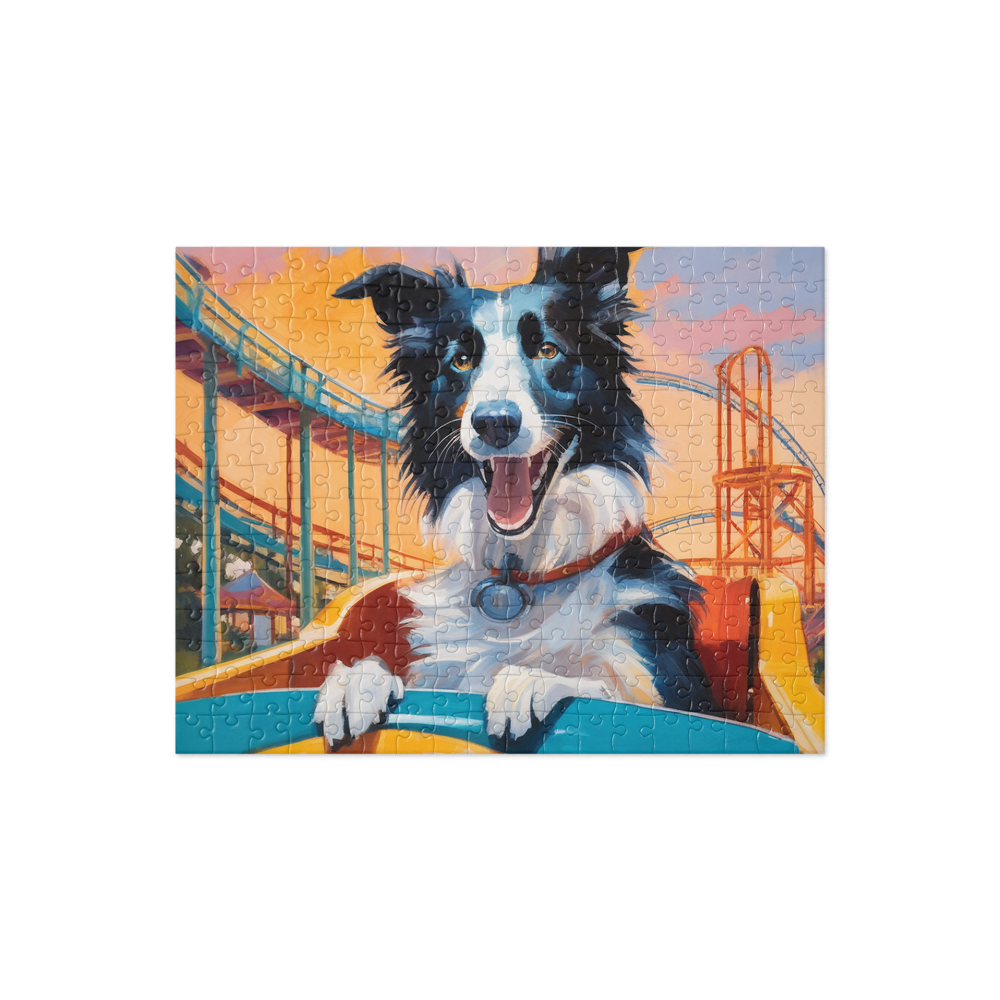 PugMug Custom Border Collie Jigsaw Puzzle