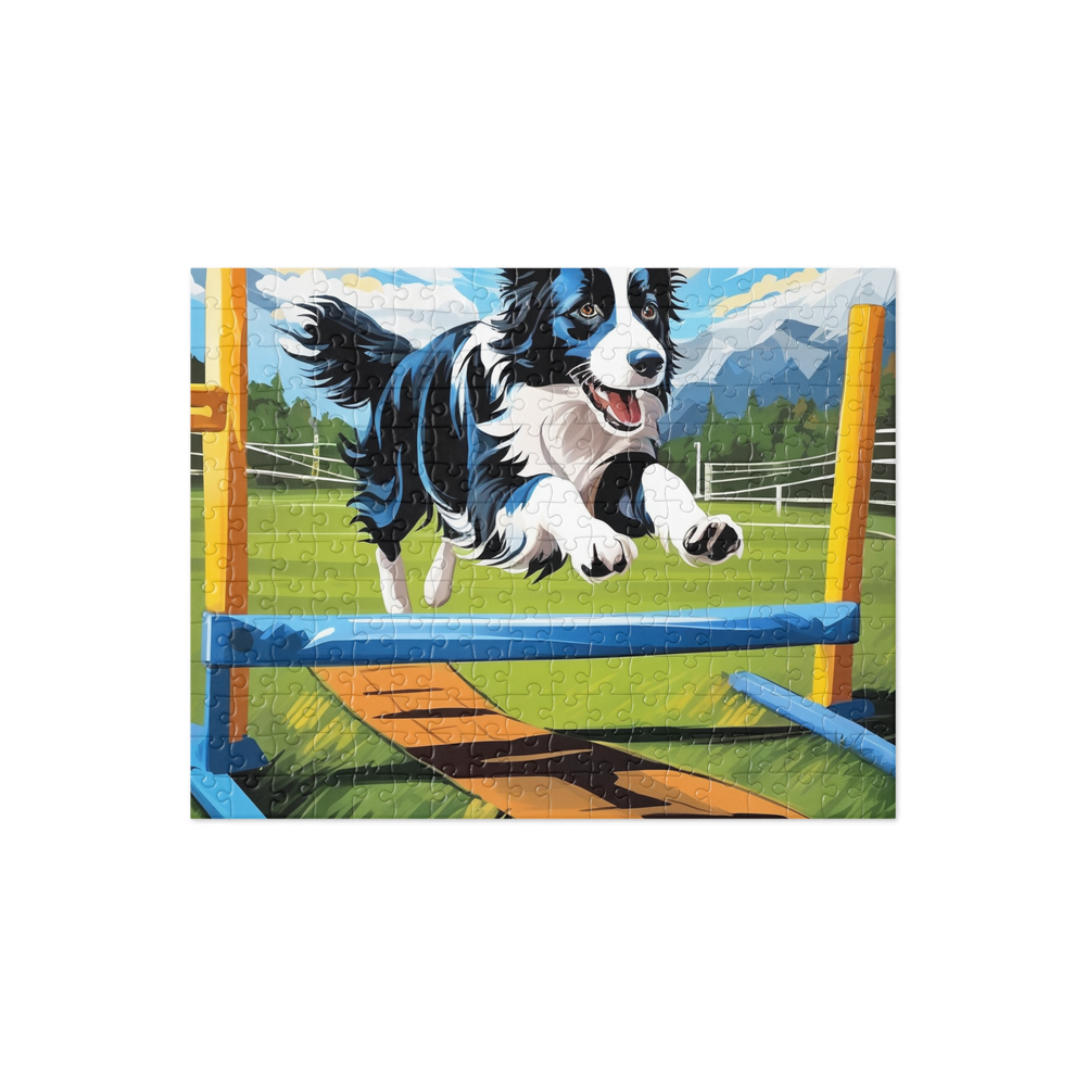 PugMug Custom Border Collie Jigsaw Puzzle
