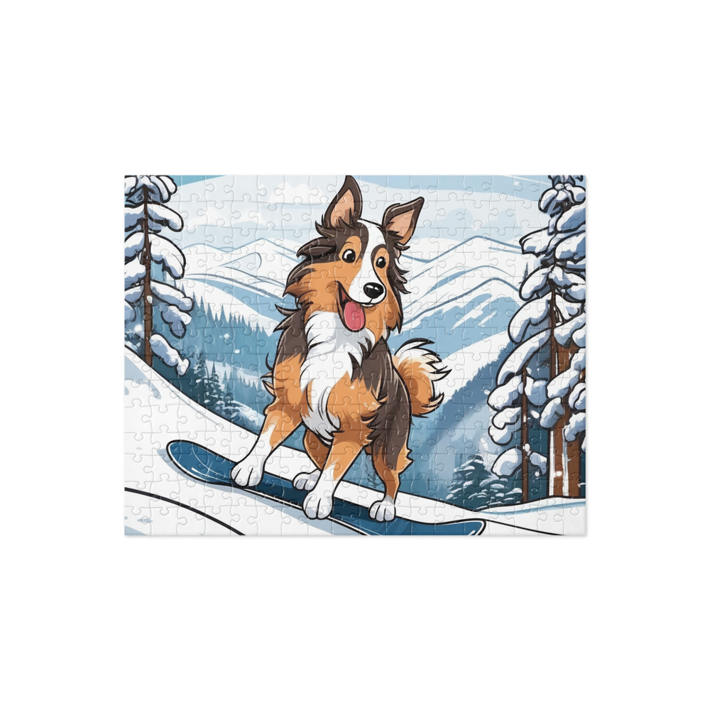 PugMug Custom Shetland Sheepdog Jigsaw Puzzle