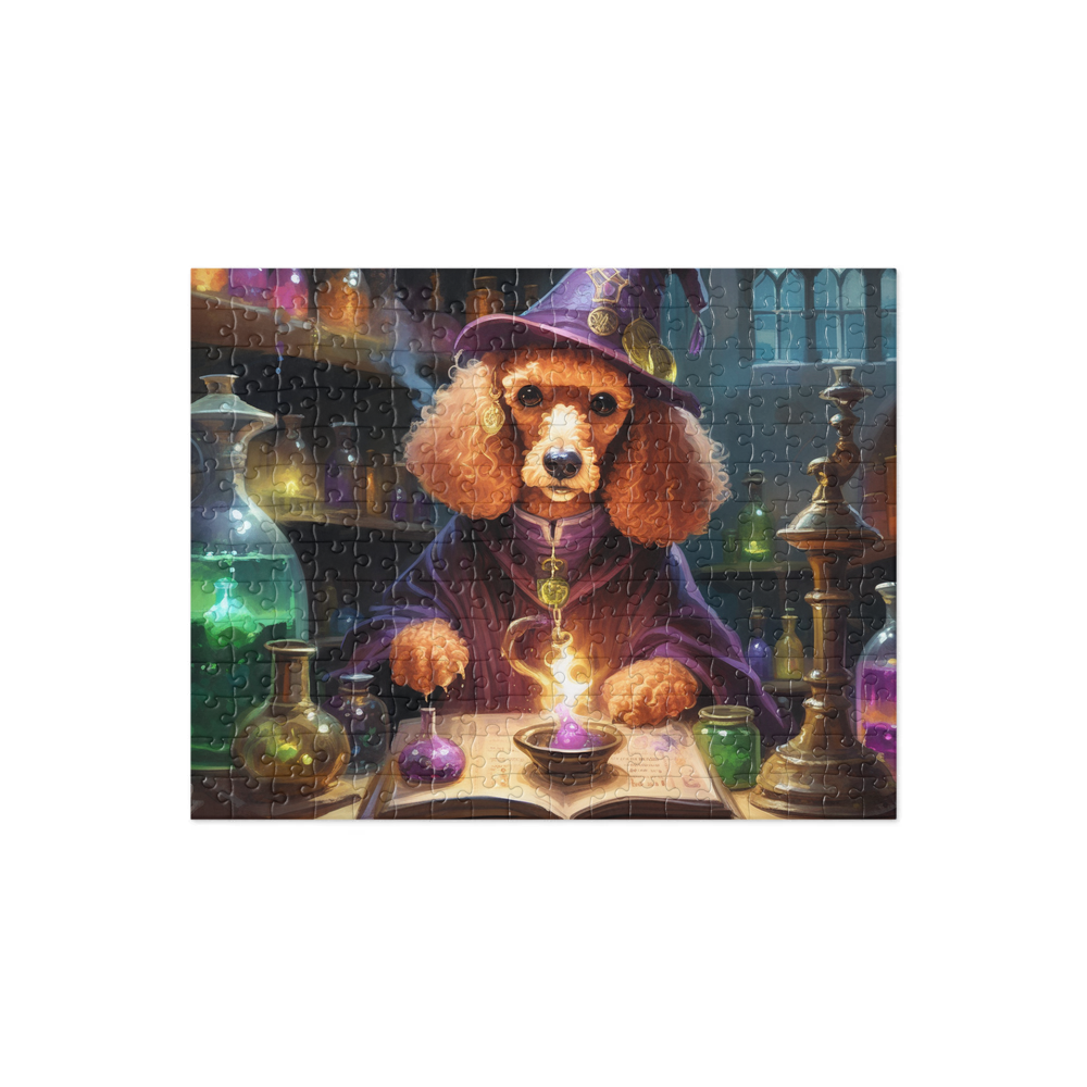 PugMug Custom Tan Poodle Jigsaw Puzzle