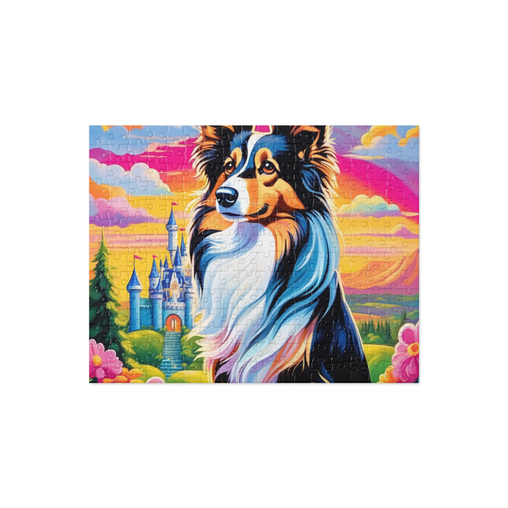 PugMug Custom Collie Jigsaw Puzzle