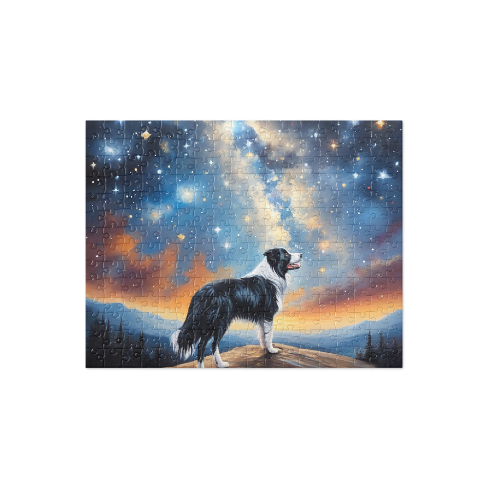 PugMug Custom Border Collie Jigsaw Puzzle