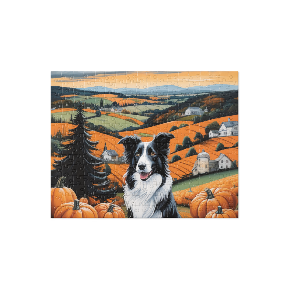 PugMug Custom Border Collie Jigsaw Puzzle