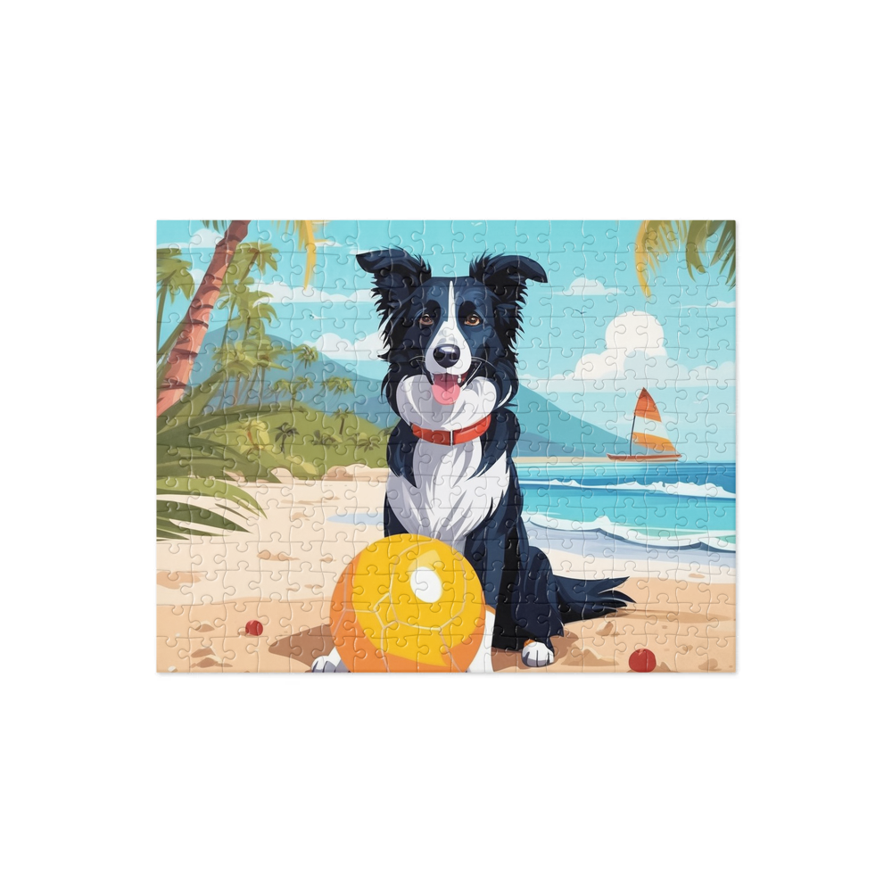PugMug Custom Border Collie Jigsaw Puzzle