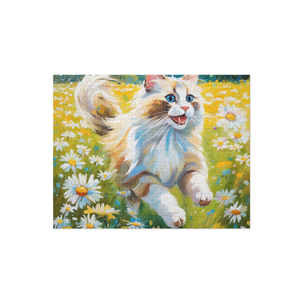 PugMug Custom Tabby Ragdoll Cat Jigsaw Puzzle