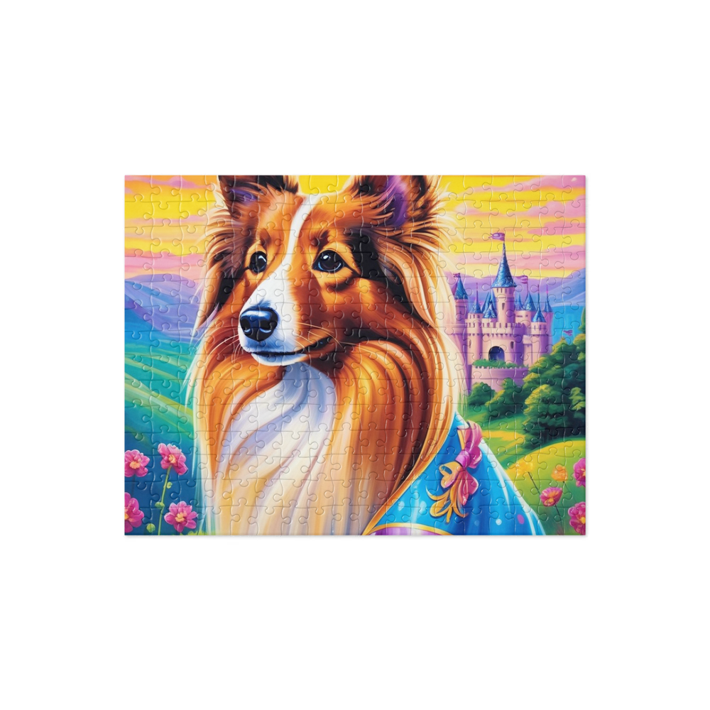 PugMug Custom Shetland Sheepdog Jigsaw Puzzle