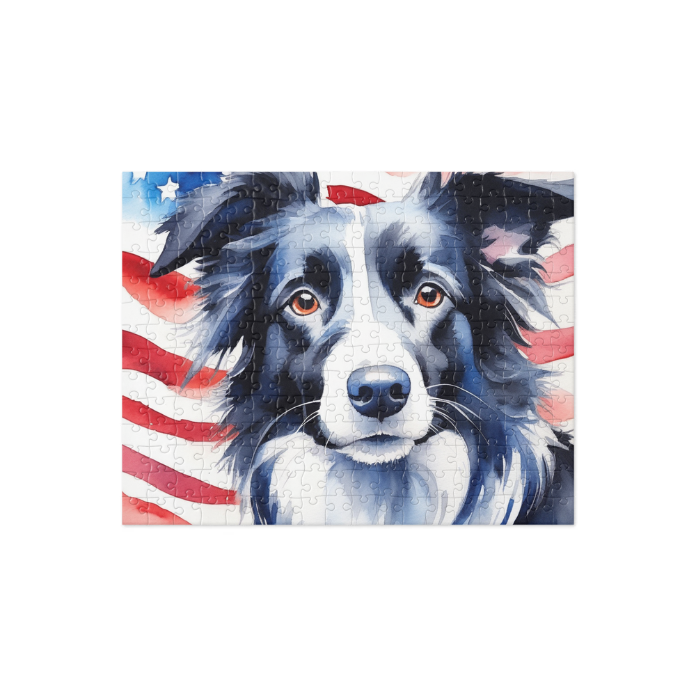 PugMug Custom Border Collie Jigsaw Puzzle