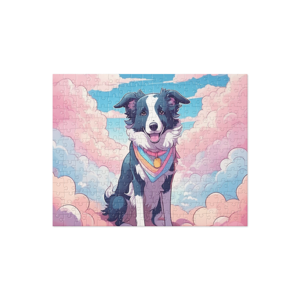 PugMug Custom Border Collie Jigsaw Puzzle