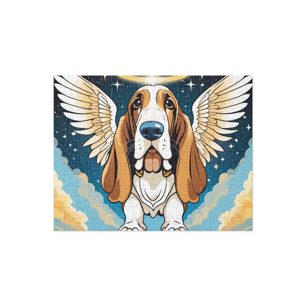 PugMug Custom Basset Hound Jigsaw Puzzle