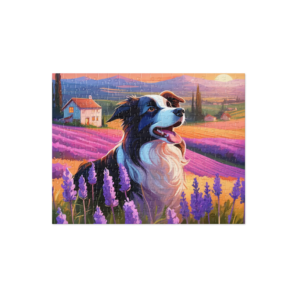 PugMug Custom Border Collie Jigsaw Puzzle
