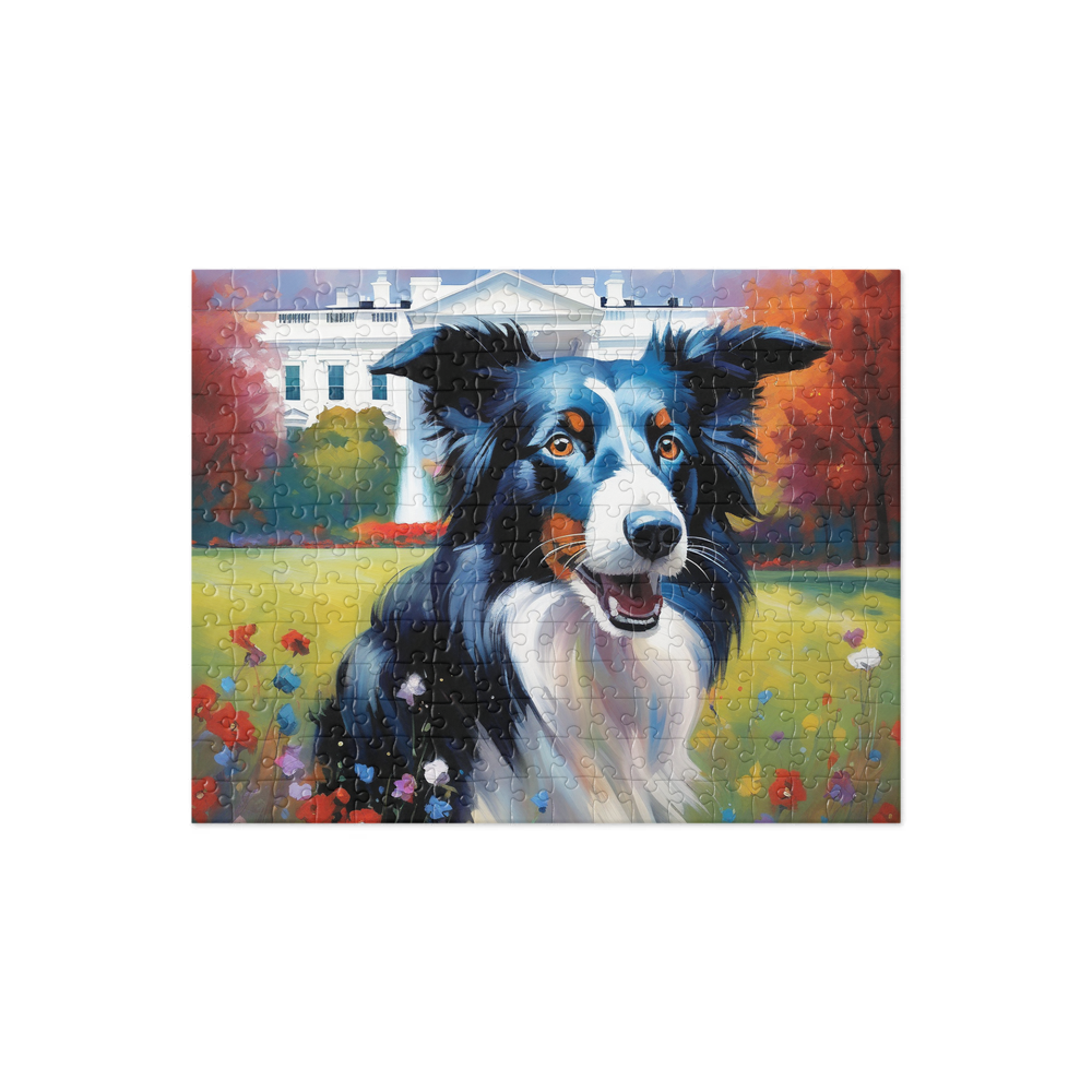 PugMug Custom Border Collie Jigsaw Puzzle