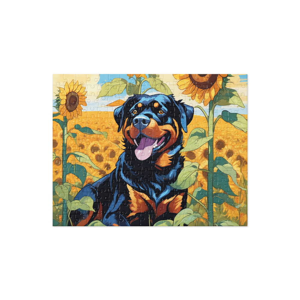 PugMug Custom Rottweiler Jigsaw Puzzle