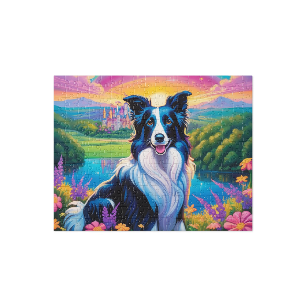 PugMug Custom Border Collie Jigsaw Puzzle