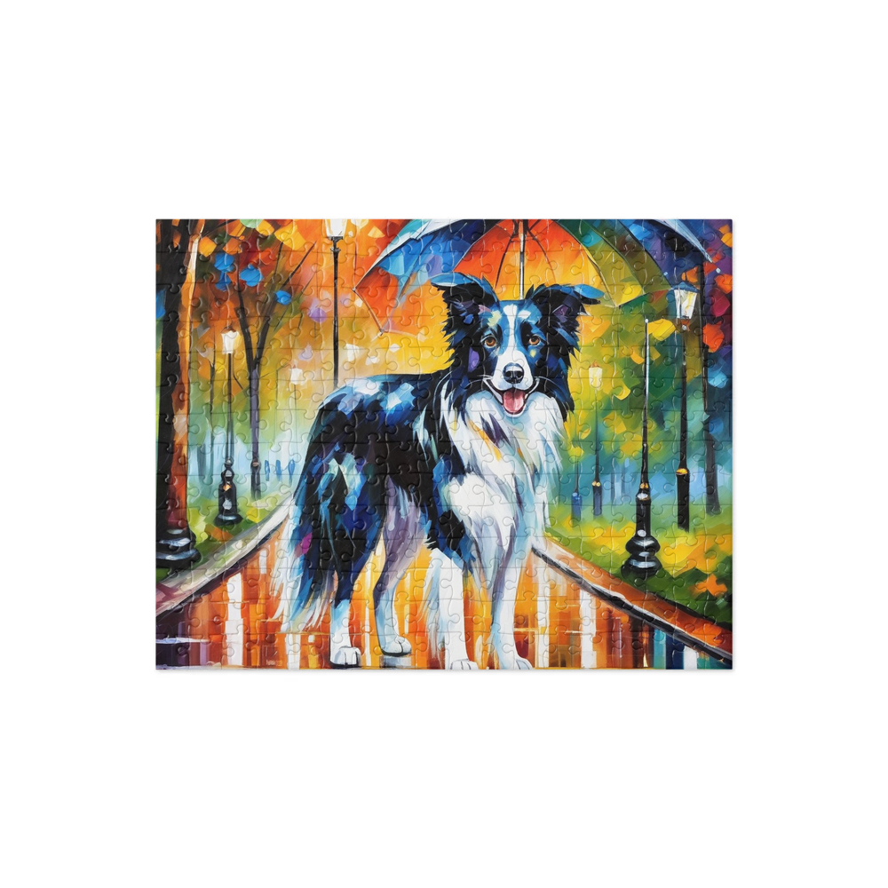 PugMug Custom Border Collie Jigsaw Puzzle