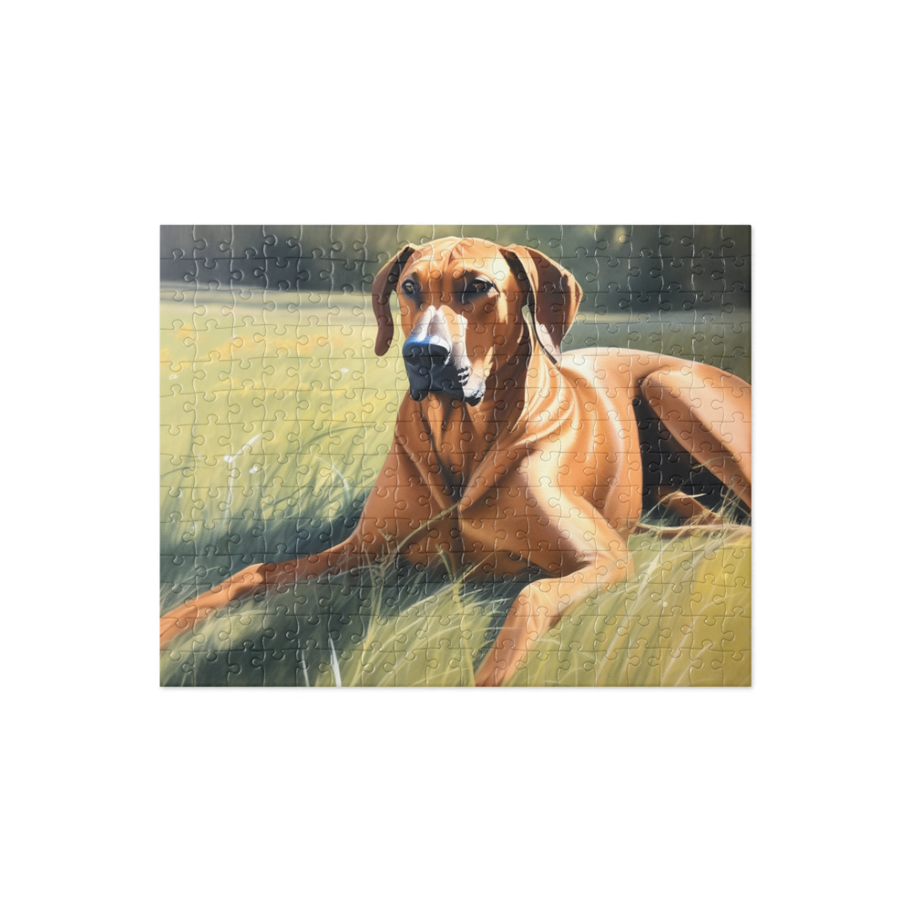 PugMug Custom Rhodesian Ridgeback Jigsaw Puzzle