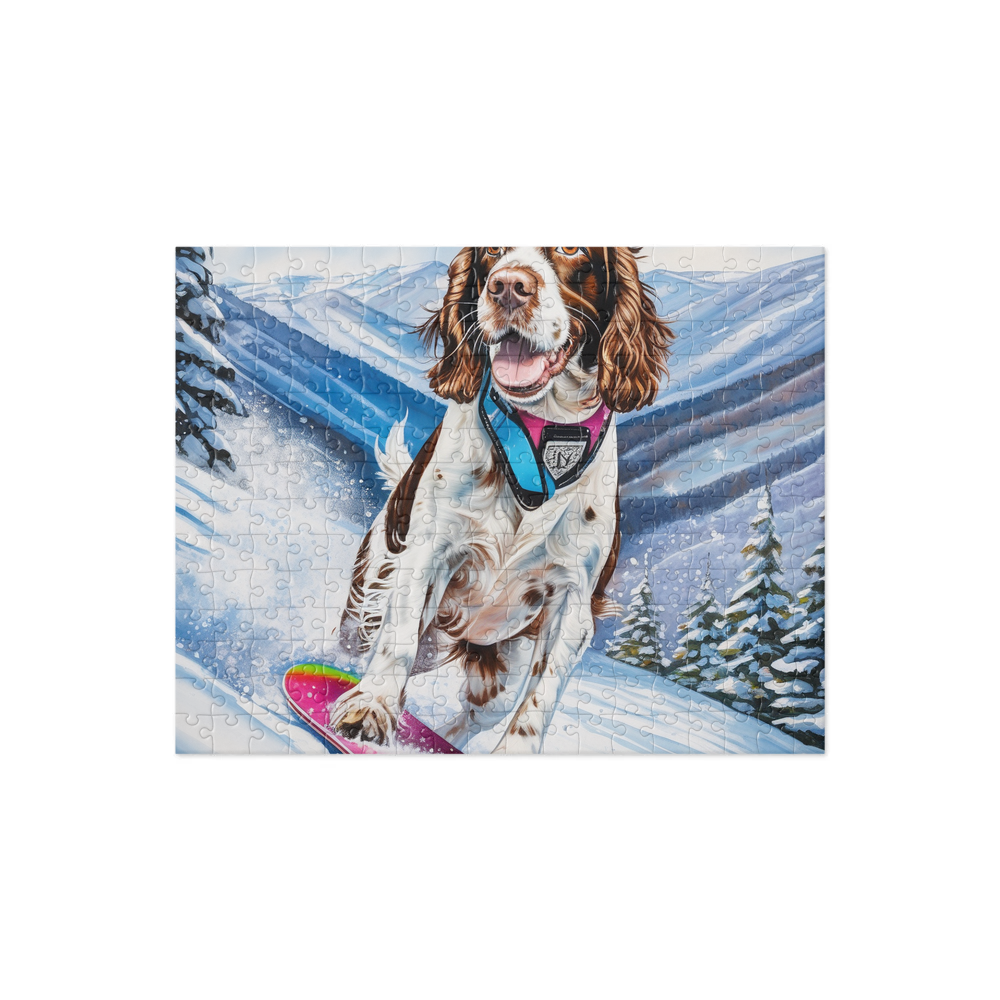 PugMug Custom English Springer Spaniel Jigsaw Puzzle