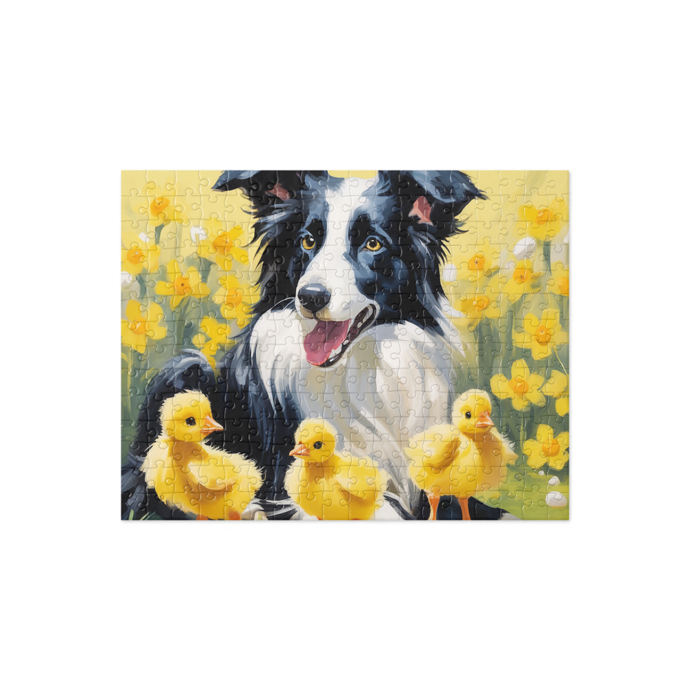 PugMug Custom Border Collie Jigsaw Puzzle