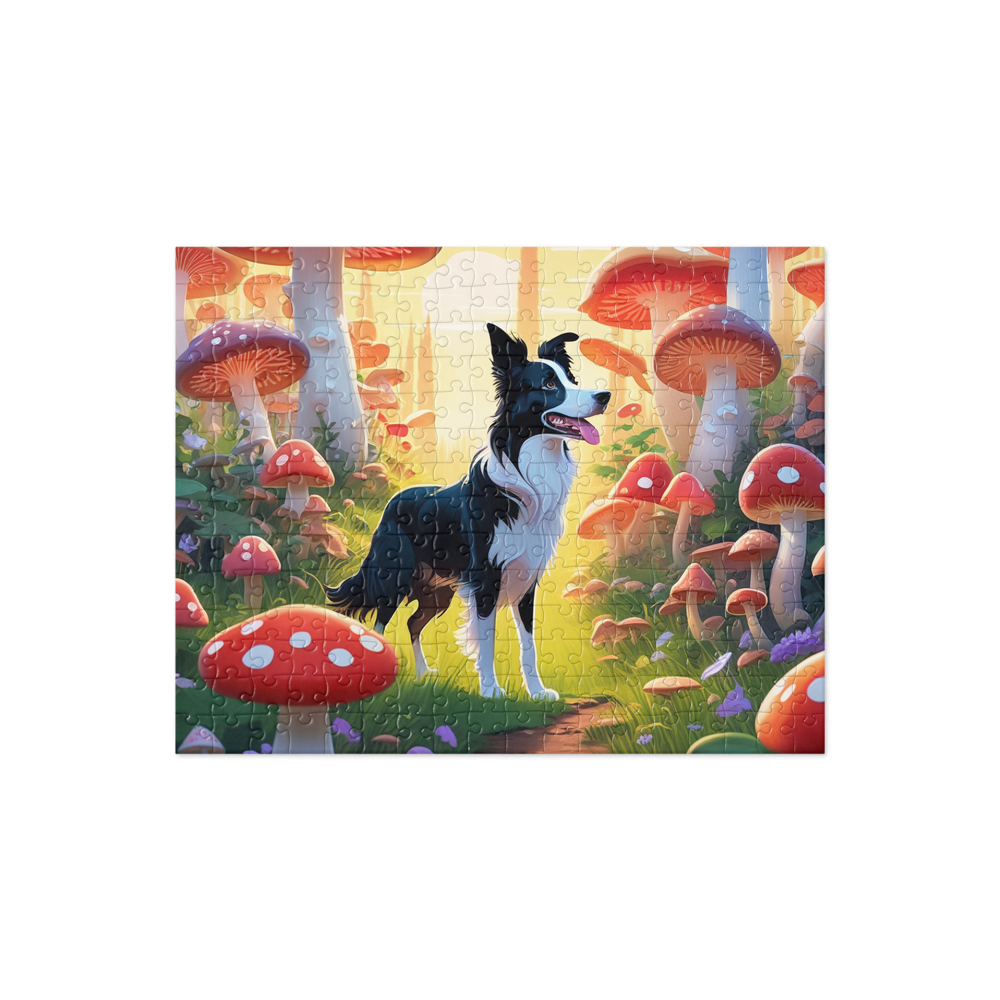 PugMug Custom Border Collie Jigsaw Puzzle