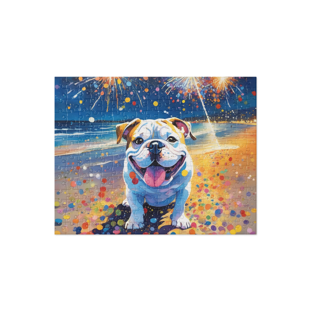 PugMug Custom Bulldog Jigsaw Puzzle