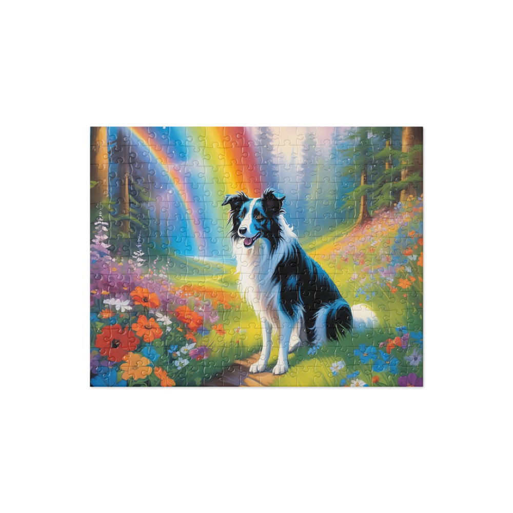 PugMug Custom Border Collie Jigsaw Puzzle