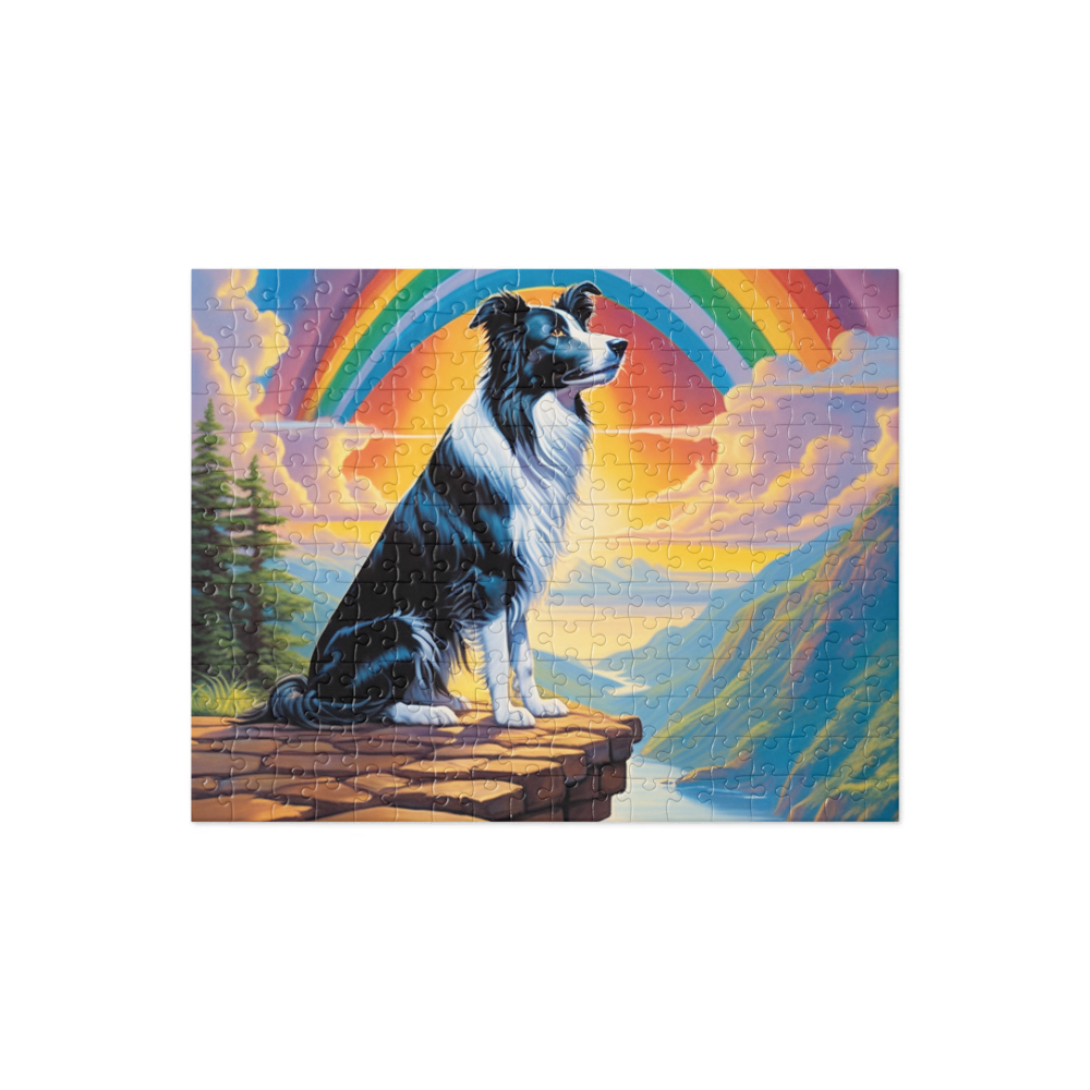 PugMug Custom Border Collie Jigsaw Puzzle