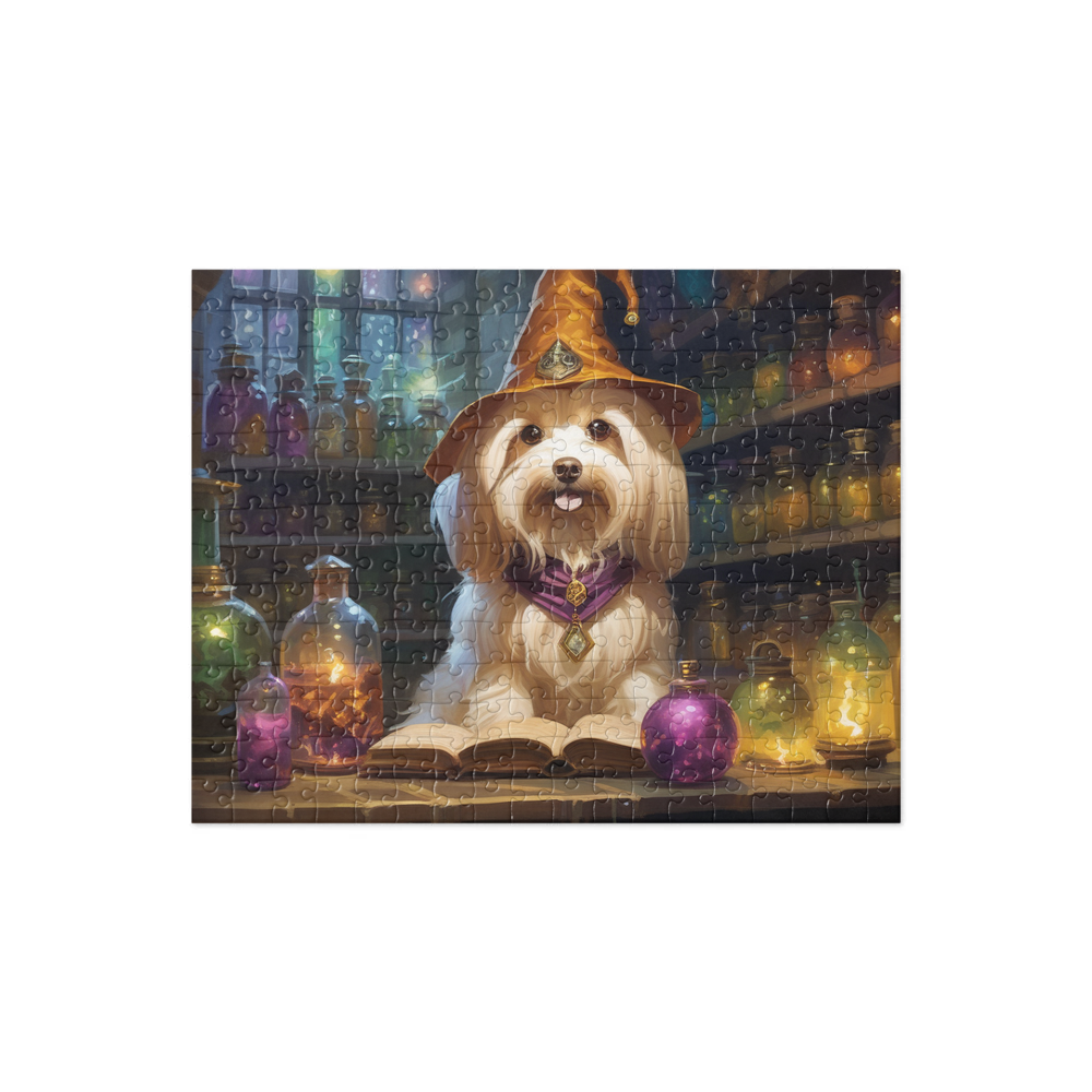 PugMug Custom Tan Havanese Dog Jigsaw Puzzle