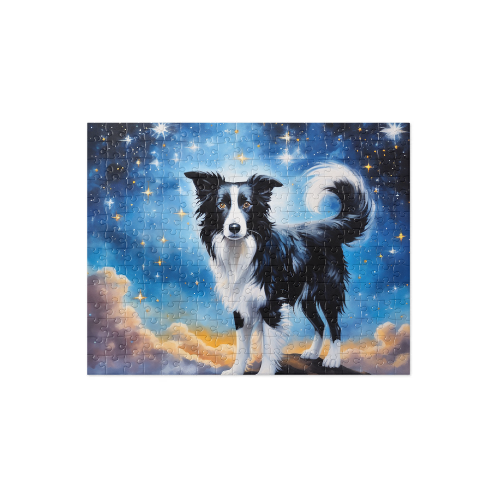 PugMug Custom Border Collie Jigsaw Puzzle