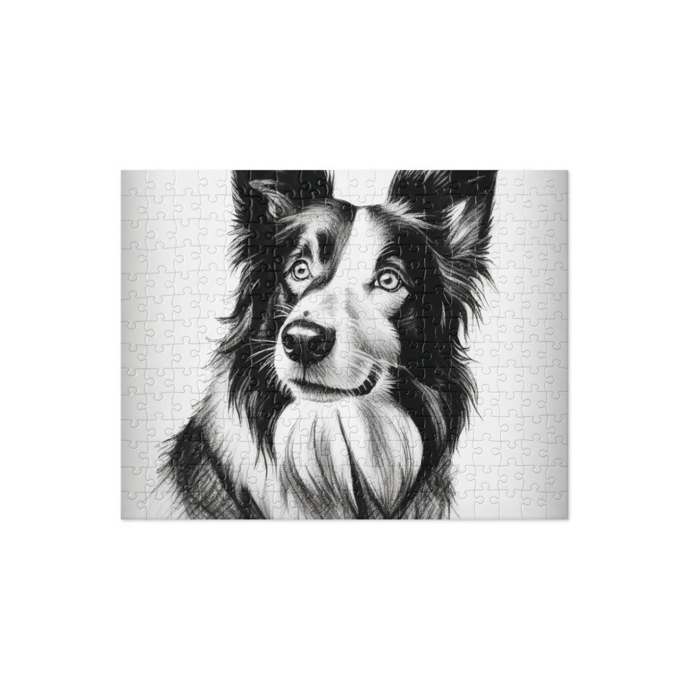PugMug Custom Border Collie Jigsaw Puzzle
