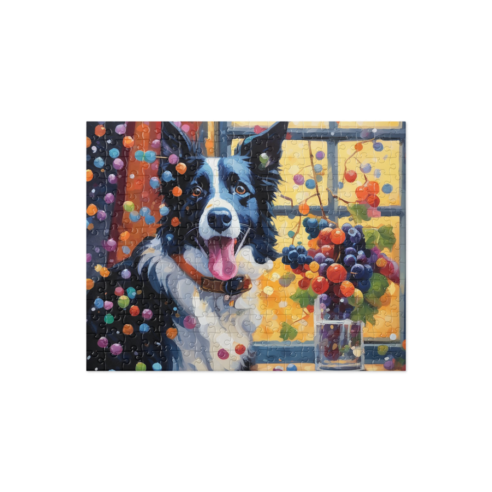 PugMug Custom Border Collie Jigsaw Puzzle
