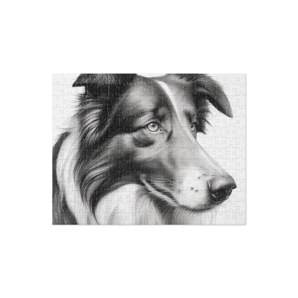 PugMug Custom Collie Jigsaw Puzzle