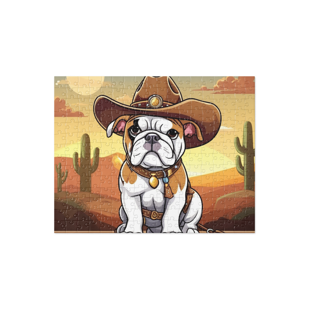 PugMug Custom Bulldog Jigsaw Puzzle