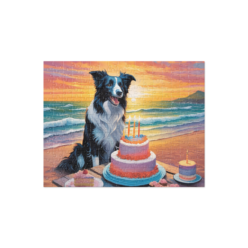 PugMug Custom Border Collie Jigsaw Puzzle