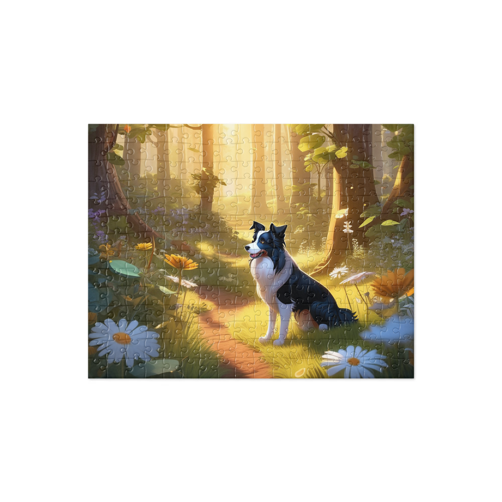 PugMug Custom Border Collie Jigsaw Puzzle