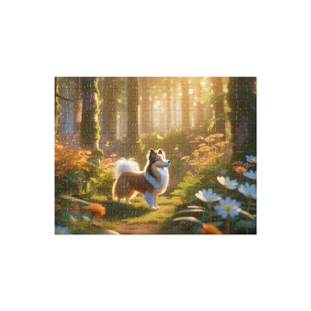 PugMug Custom Shetland Sheepdog Jigsaw Puzzle