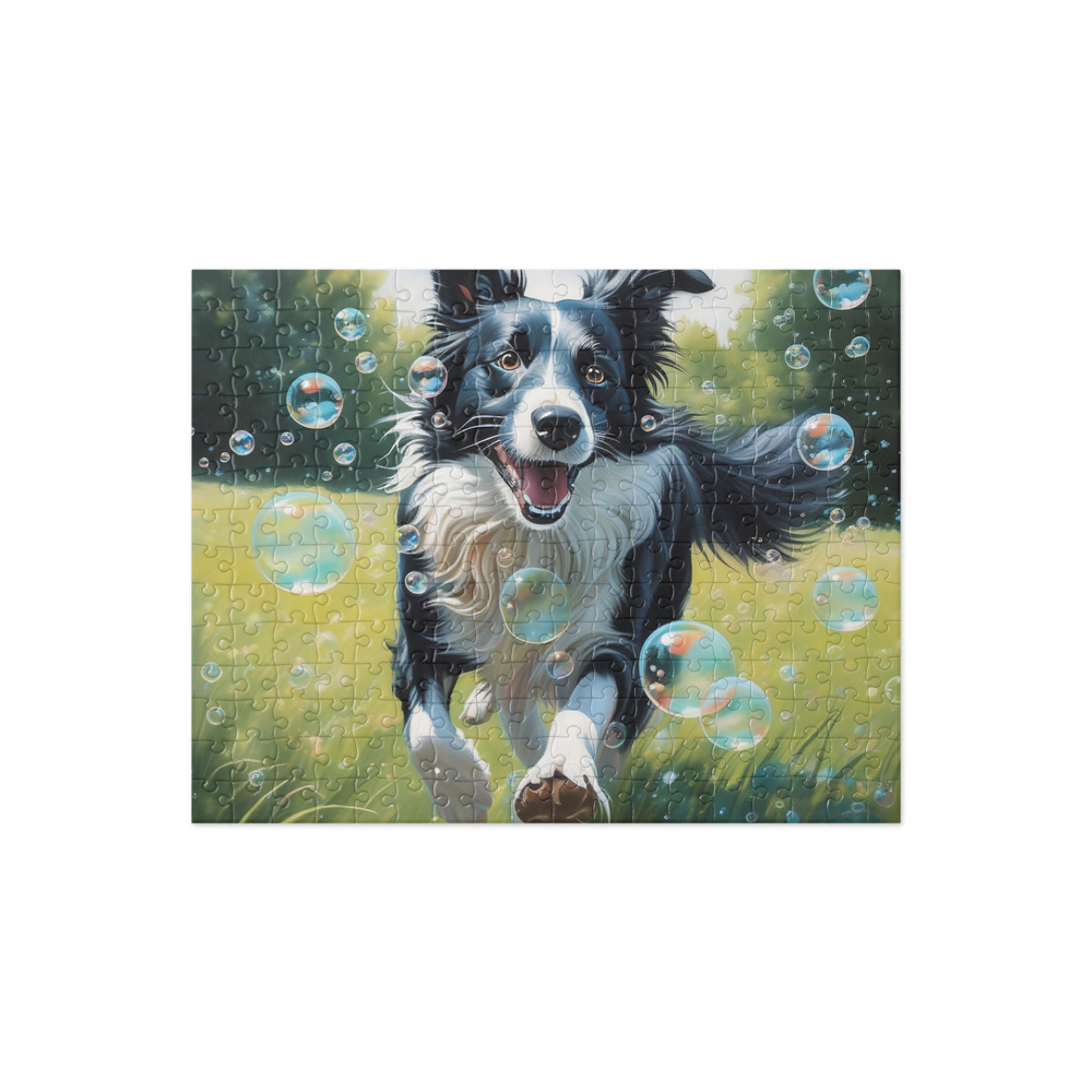 PugMug Custom Border Collie Jigsaw Puzzle