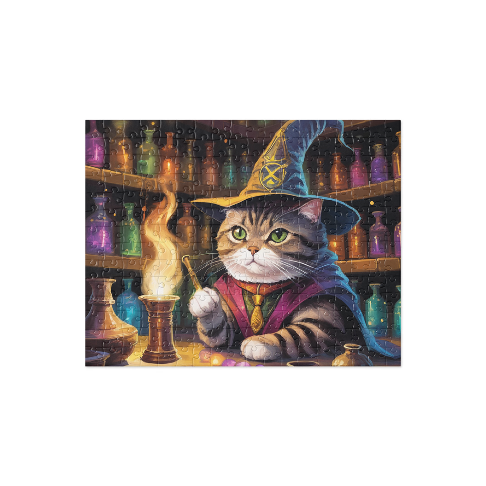PugMug Custom Tabby Scottish Fold Cat Jigsaw Puzzle