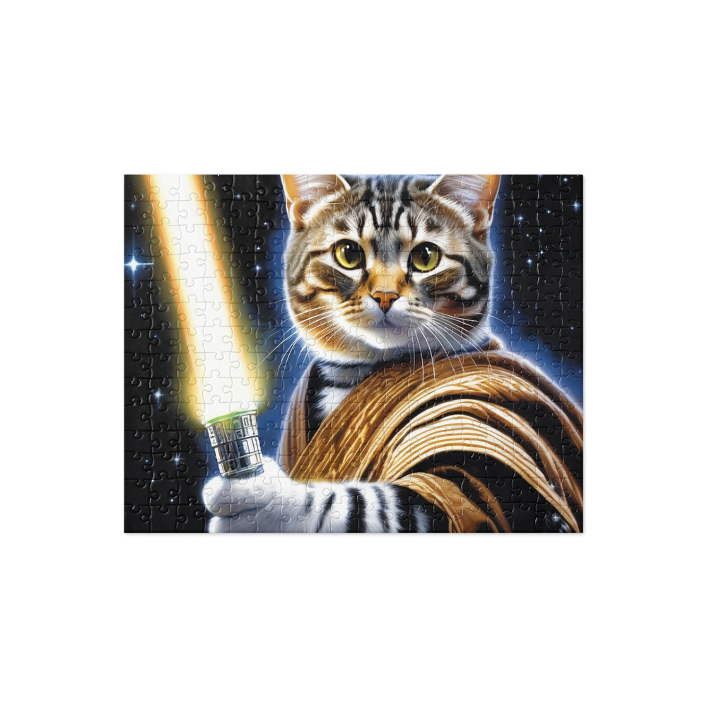 PugMug Custom Tabby American Shorthair Cat Jigsaw Puzzle