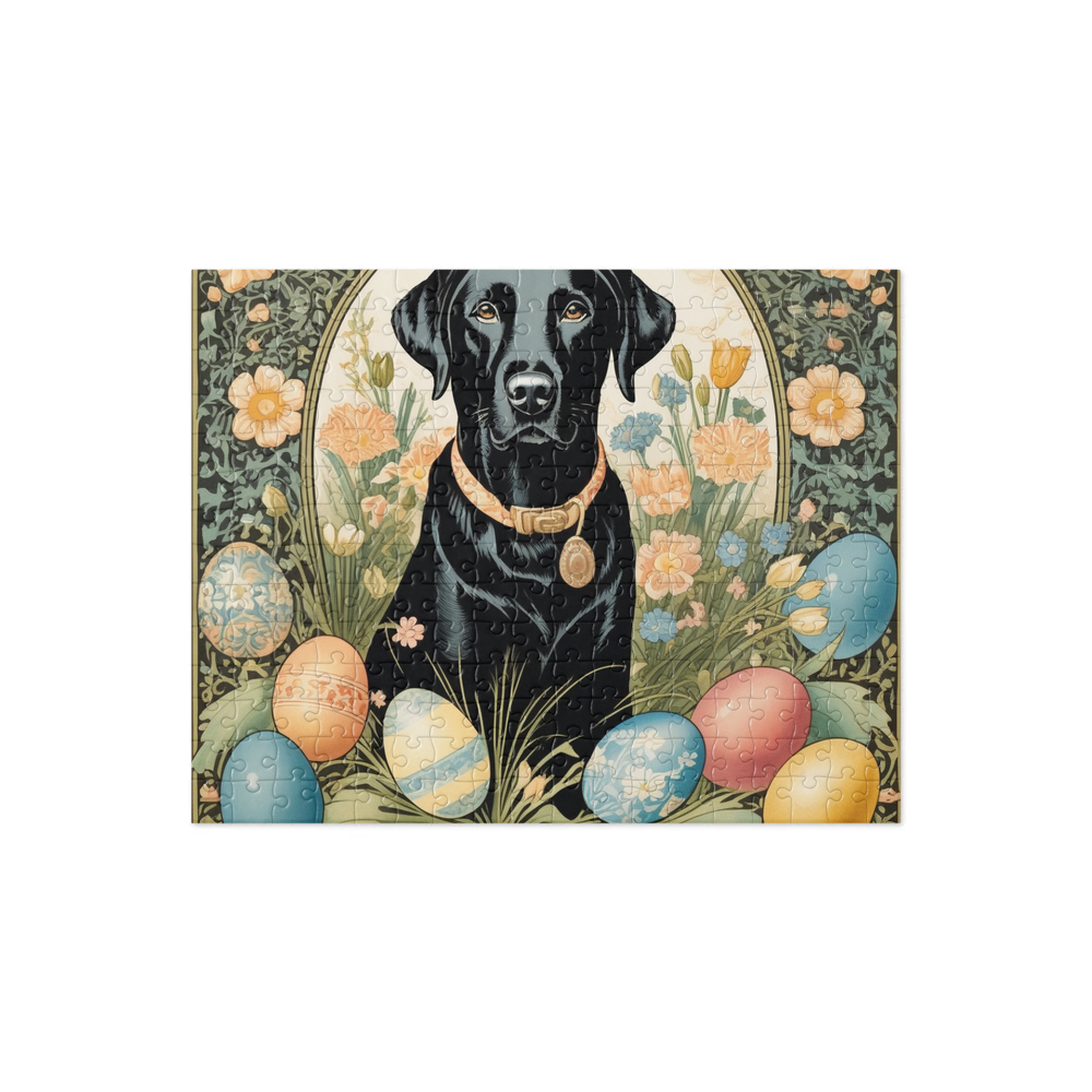 PugMug Custom Black Labrador Retriever Jigsaw Puzzle
