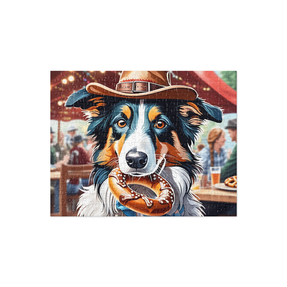 PugMug Custom Border Collie Jigsaw Puzzle