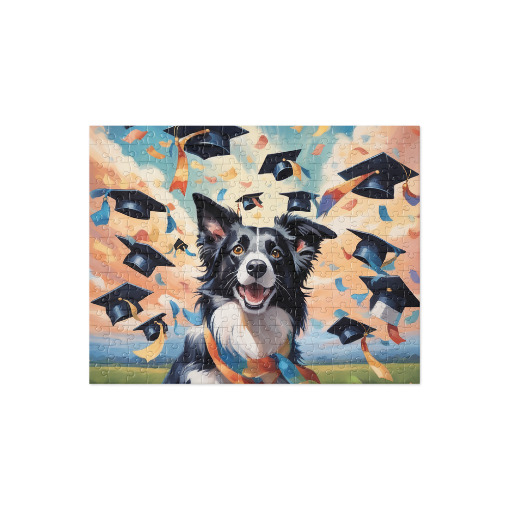 PugMug Custom Border Collie Jigsaw Puzzle