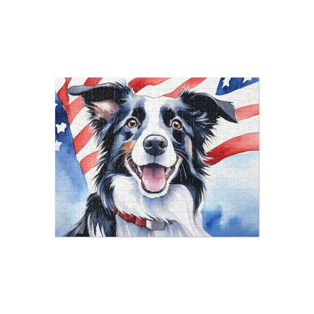 PugMug Custom Border Collie Jigsaw Puzzle