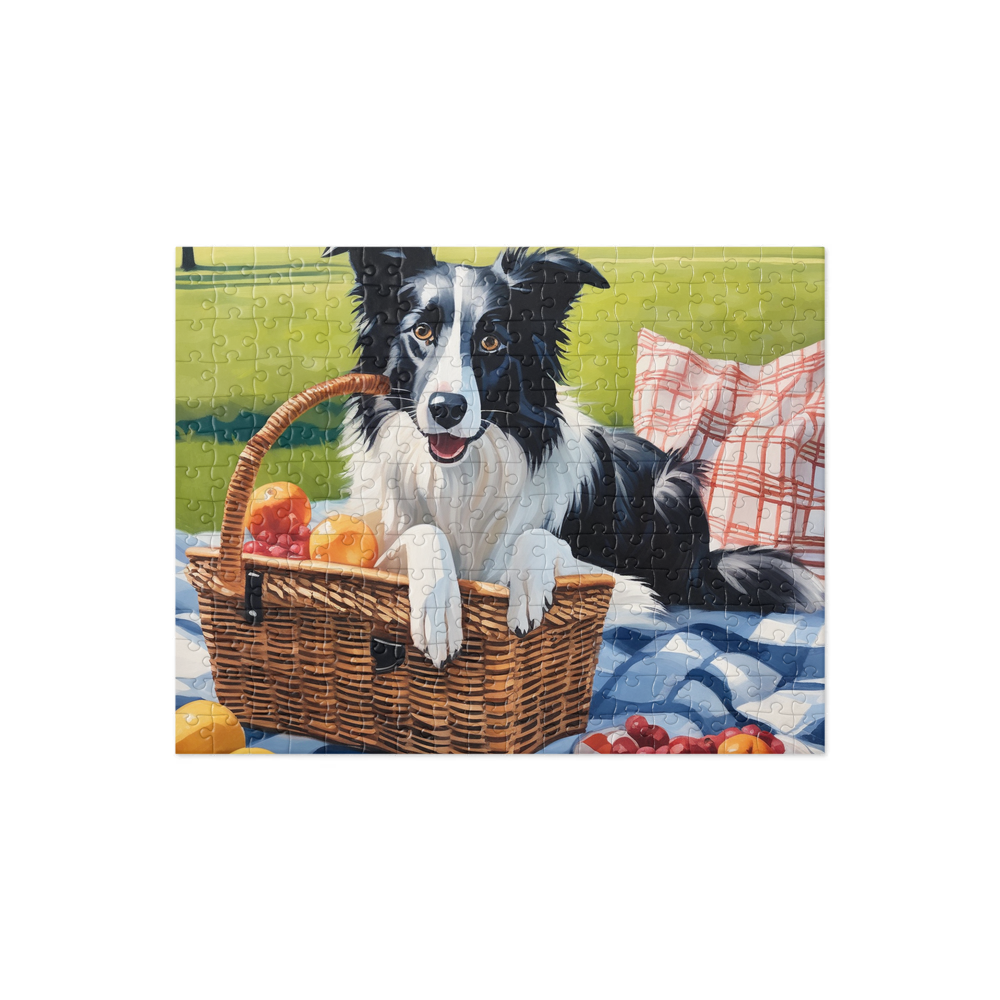 PugMug Custom Border Collie Jigsaw Puzzle