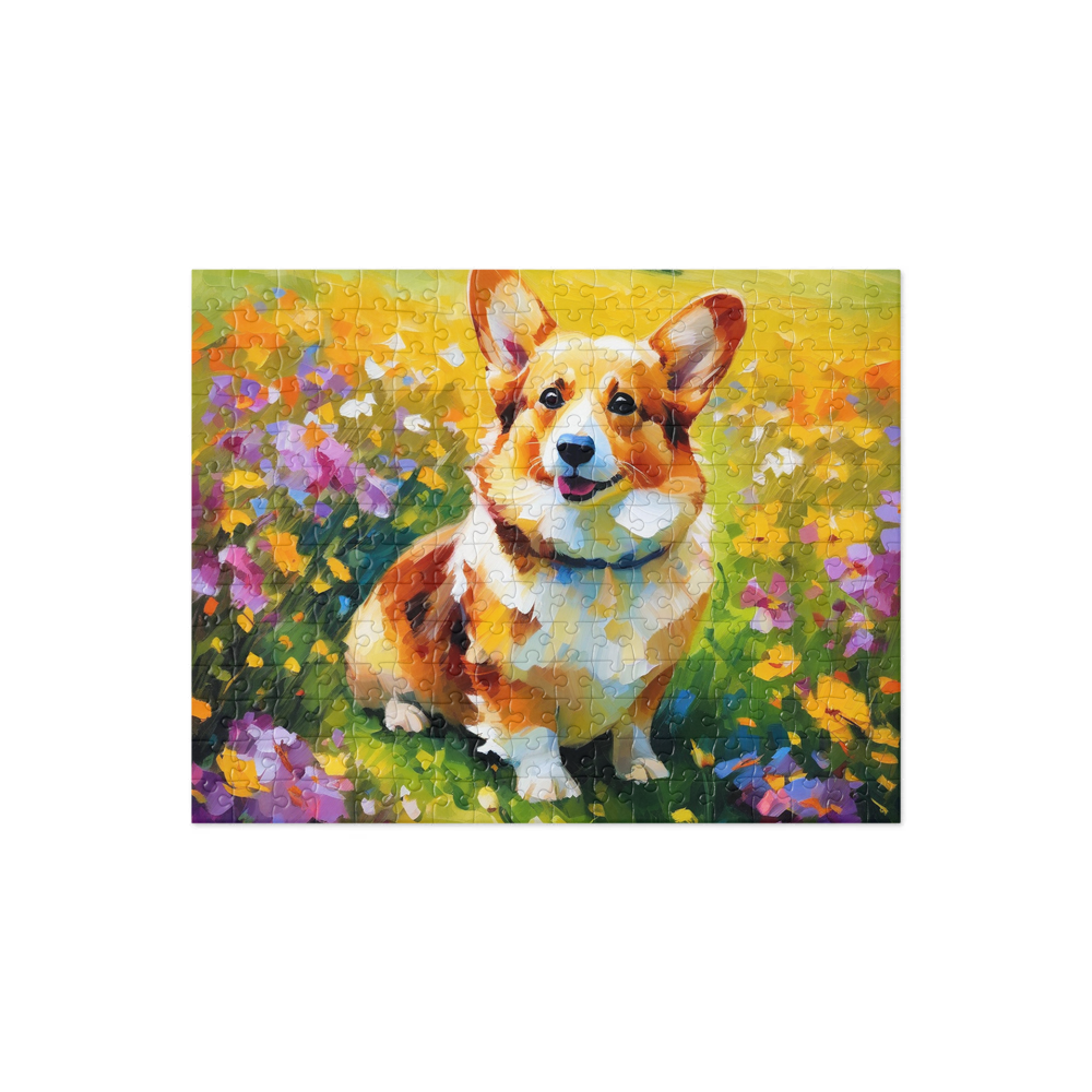 PugMug Custom Pembroke Welsh Corgi Jigsaw Puzzle