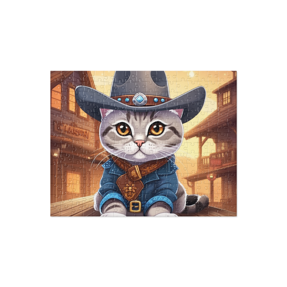 PugMug Custom Tabby British Shorthair Cat Jigsaw Puzzle